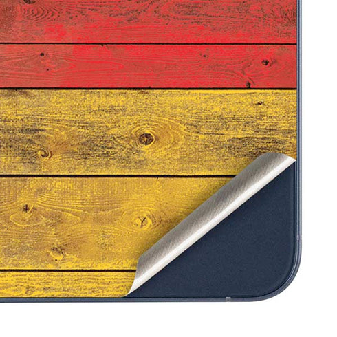 German Flag Dark Wood Galaxy A36 5G Skin