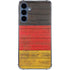 German Flag Dark Wood Galaxy A55 5G Clear Case