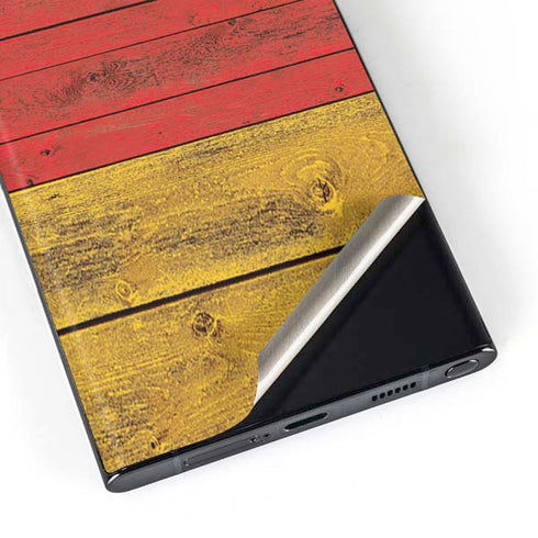 German Flag Dark Wood Galaxy Skins