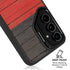 German Flag Dark Wood Galaxy S24 FE Kickstand Case