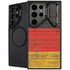 German Flag Dark Wood Galaxy Cases