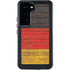 German Flag Dark Wood Galaxy S24 Waterproof Case