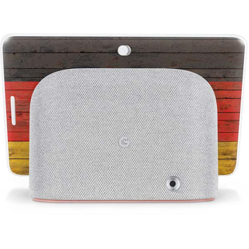 German Flag Dark Wood Google Home Hub Skin