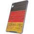 German Flag Dark Wood iPad 11th Gen (2025) Clear Case