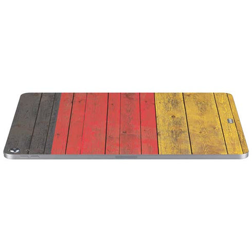 German Flag Dark Wood Apple iPad Air Skin