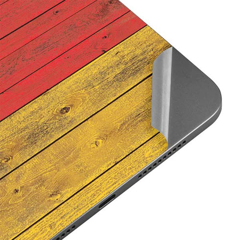 German Flag Dark Wood Apple iPad Mini Skin