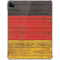 German Flag Dark Wood iPad Pro 11in (2024) Clear Case