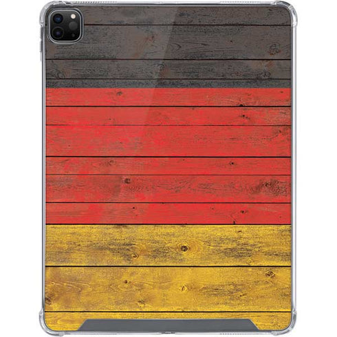 German Flag Dark Wood iPad Cases