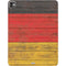 German Flag Dark Wood iPad Pro 13in M4 (2024) Skin