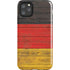 German Flag Dark Wood iPhone Cases