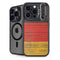 German Flag Dark Wood iPhone 13 Pro Max Kickstand Case