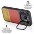 German Flag Dark Wood iPhone 14 Pro Kickstand Case
