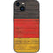 German Flag Dark Wood iPhone Skins