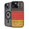 German Flag Dark Wood iPhone 15 Plus Kickstand Case