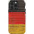 German Flag Dark Wood iPhone 15 Pro Impact Case