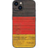 German Flag Dark Wood iPhone 15 Skin