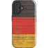 German Flag Dark Wood iPhone 16 Impact Case
