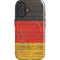 German Flag Dark Wood iPhone 16 Magsafe Impact Case