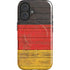 German Flag Dark Wood iPhone 16 Magsafe Impact Case