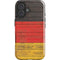 German Flag Dark Wood iPhone 16 Plus Impact Case