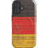 German Flag Dark Wood iPhone 16 Plus Magsafe Impact Case
