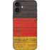 German Flag Dark Wood iPhone 16 Plus Skin