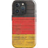 German Flag Dark Wood iPhone 16 Pro Impact Case