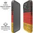 German Flag Dark Wood iPhone 16 Pro Magsafe Impact Case