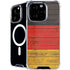 German Flag Dark Wood iPhone 16 Pro Max MagSafe Case