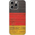 German Flag Dark Wood iPhone 16 Pro Max Skin