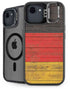 German Flag Dark Wood iPhone 16e Kickstand Case
