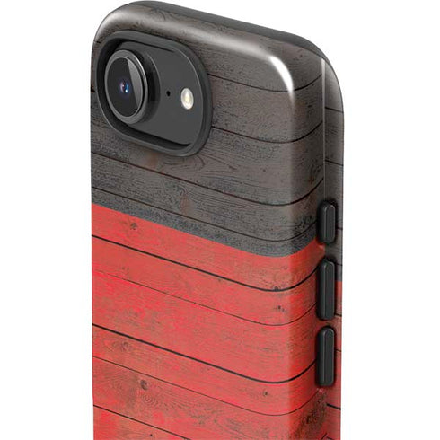 German Flag Dark Wood iPhone 16e Impact Case