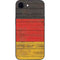 German Flag Dark Wood iPhone 16e Skin