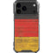 German Flag Dark Wood iPhone 18 Pro Max Clear Case