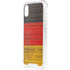 German Flag Dark Wood iPhone XS Clear Case