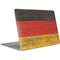 German Flag Dark Wood Apple MacBook Air Skin