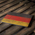 German Flag Dark Wood Apple MacBook Air Skin
