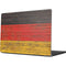 German Flag Dark Wood Apple MacBook Pro 14-inch Skin
