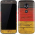 German Flag Dark Wood Moto E5 Play Skin