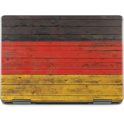 German Flag Dark Wood Notebook 9 Pro 13in (2017) Skin