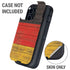 German Flag Dark Wood Otterbox Defender iPhone Skin