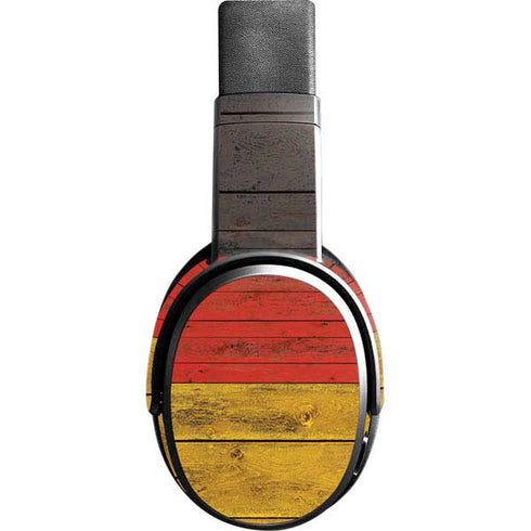 German Flag Dark Wood Skullcandy Crusher Wireless Skin