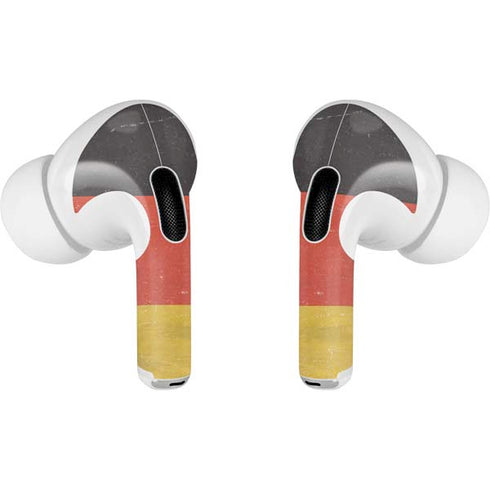 German Flag Distressed AirPods Skins