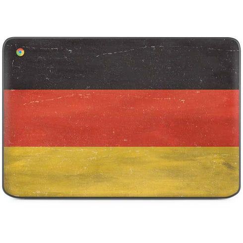 German Flag Distressed HP Chromebook Skin