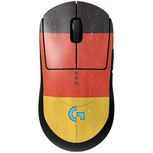 German Flag Distressed G Pro Wireless Gaming Mouse Skin