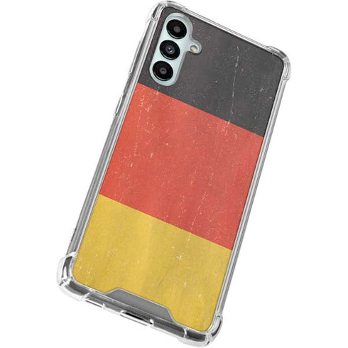 German Flag Distressed Gabb Phone 4 Clear Case