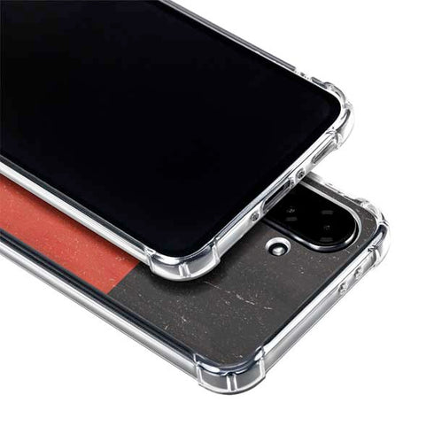 German Flag Distressed Galaxy A36 5G Clear Case