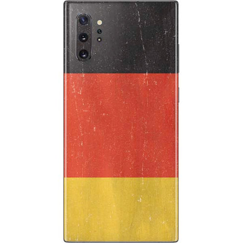 German Flag Distressed Galaxy Note 10 Plus Skin