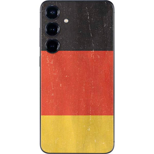 German Flag Distressed Galaxy S25 Plus Skin