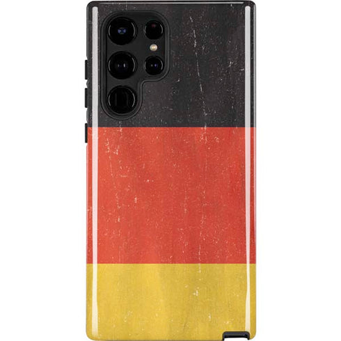 German Flag Distressed Galaxy Cases